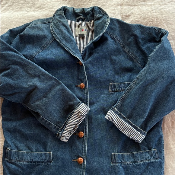 Vintage 80’s Denim Chore Coat - Picture 2 of 8